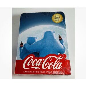 Coca-Cola POLAR BEARS Christmas Greeting Cards 18pcSet w Collectible CardTin NWT